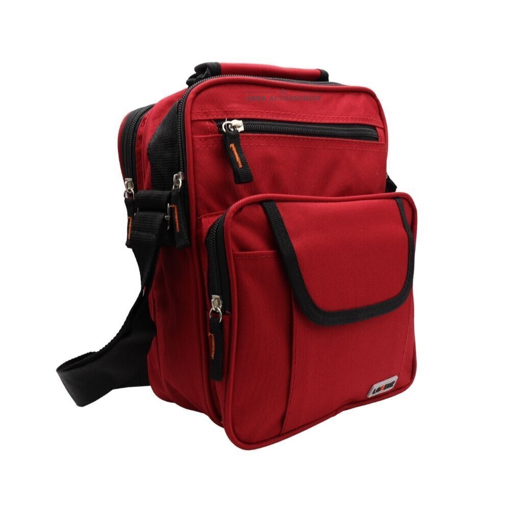 Mens Ladies Canvas Messenger Shoulder/Travel Utility Work Bag Cross Body Cabin