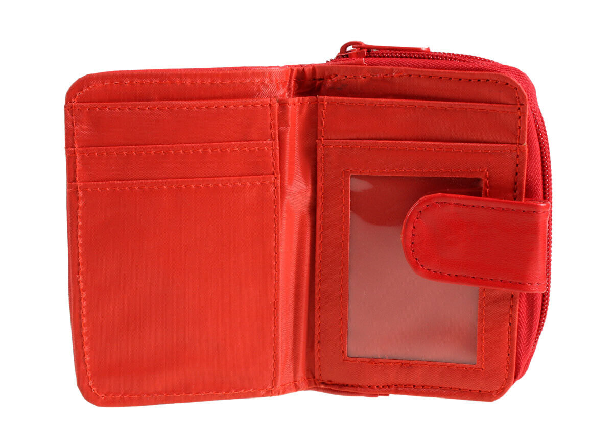 LADIES LEATHER PATCHWORK PURSE NOTECASE - 4 PCS