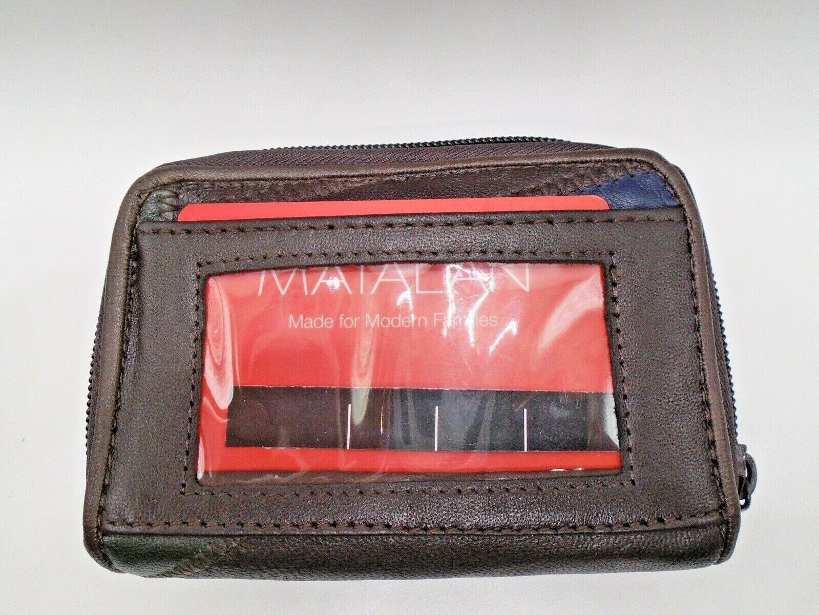 Ladies Leather Purse Compact Small Notes Coins Cards Patchwork