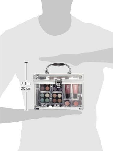 VANITY CASE BEAUTY COSMETIC SET GIFT TRAVEL MAKE UP CARRY BOX XMAS EYE SHADOW AR