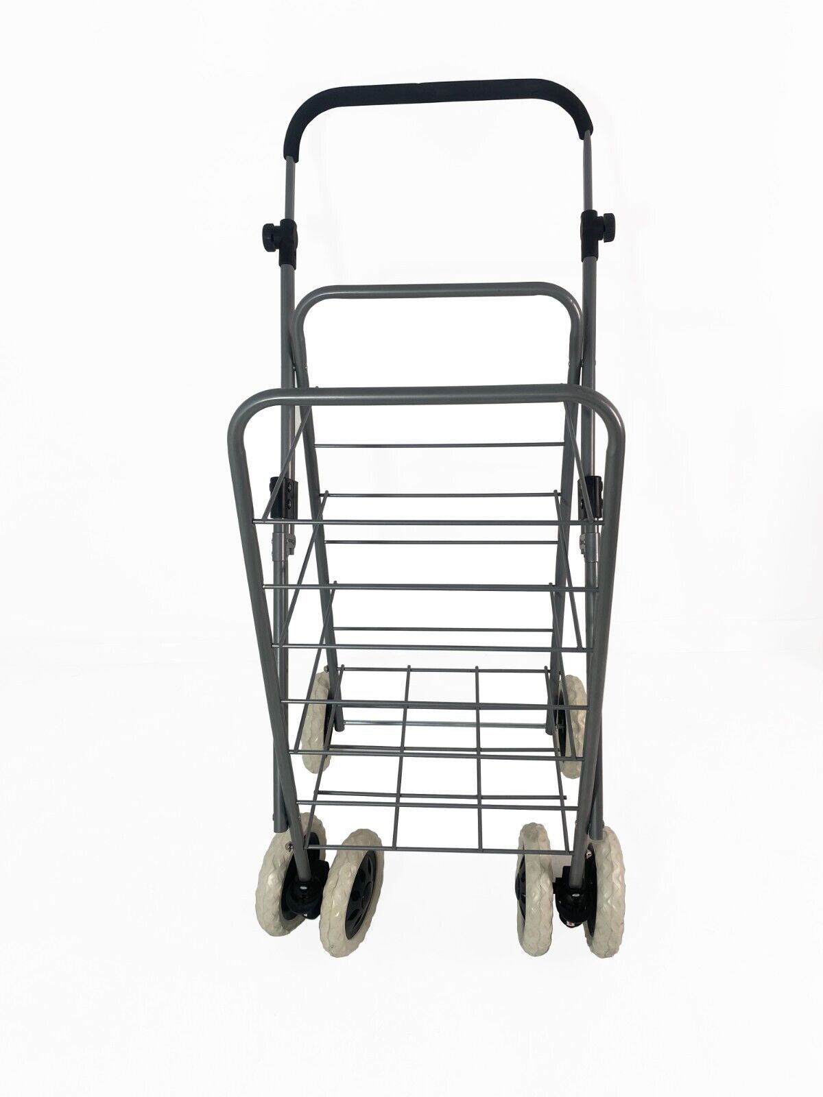 6 Wheel Folding Shopping Mobility Trolley Bag Cart Market Laundry 40-60L Storage