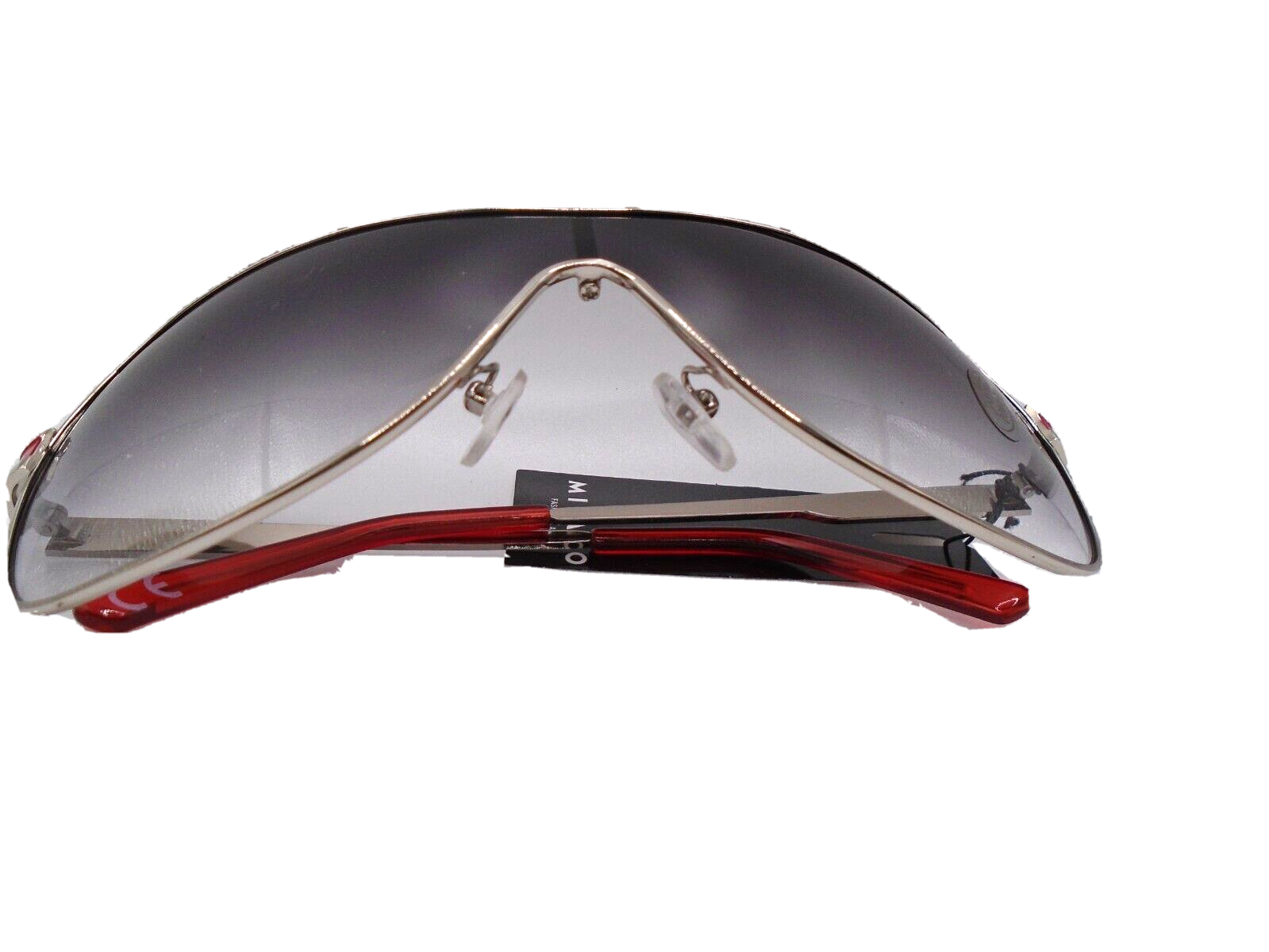Mens Sunglasses Black/Red Stripe Milano Branded