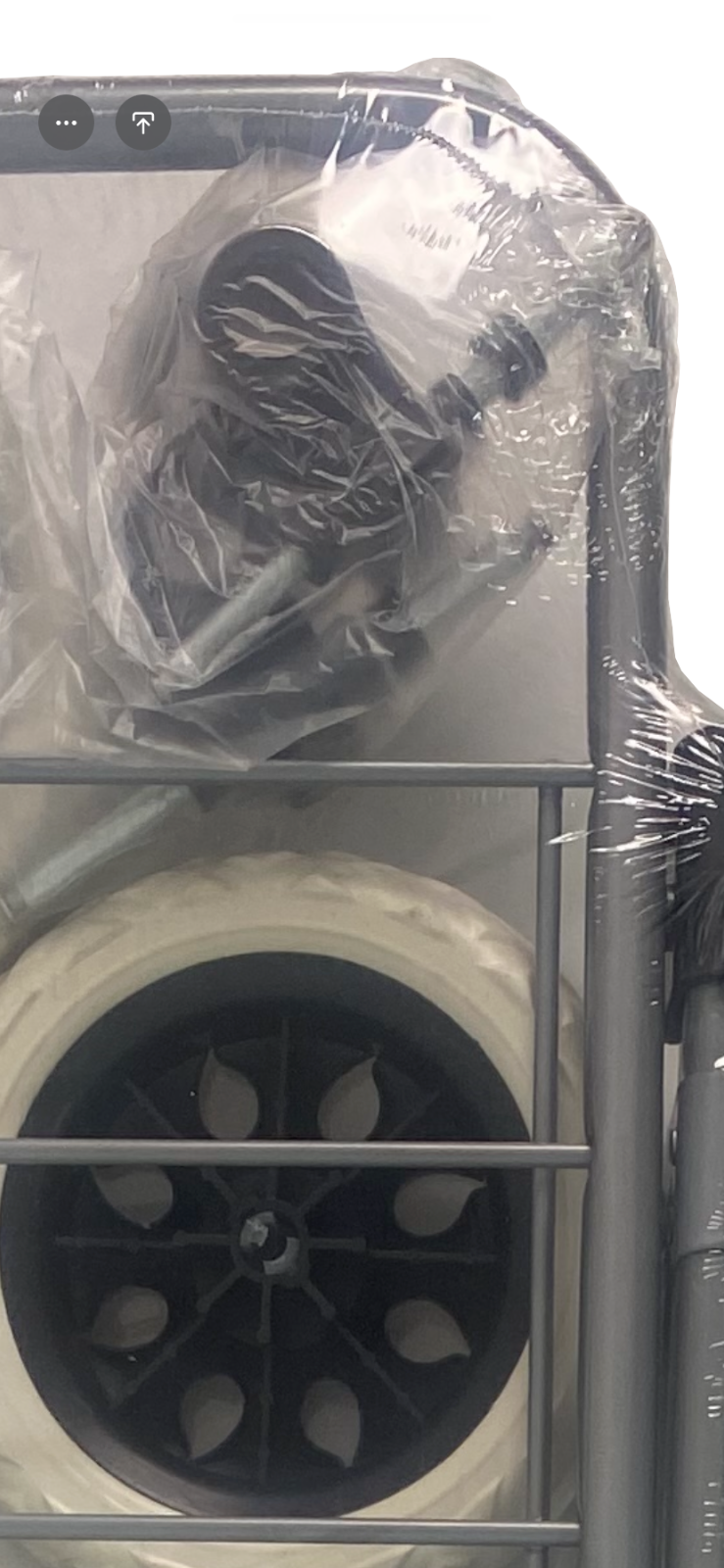 Folding 6 Wheel Shopping Mobility Trolley Cart Market Laundry 40-60L Storage