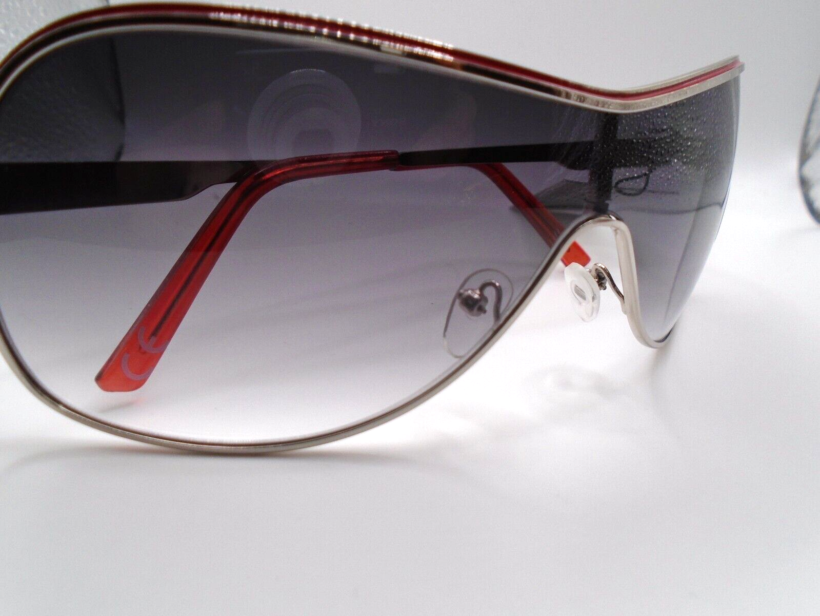 Mens Sunglasses Black/Red Stripe Milano Branded