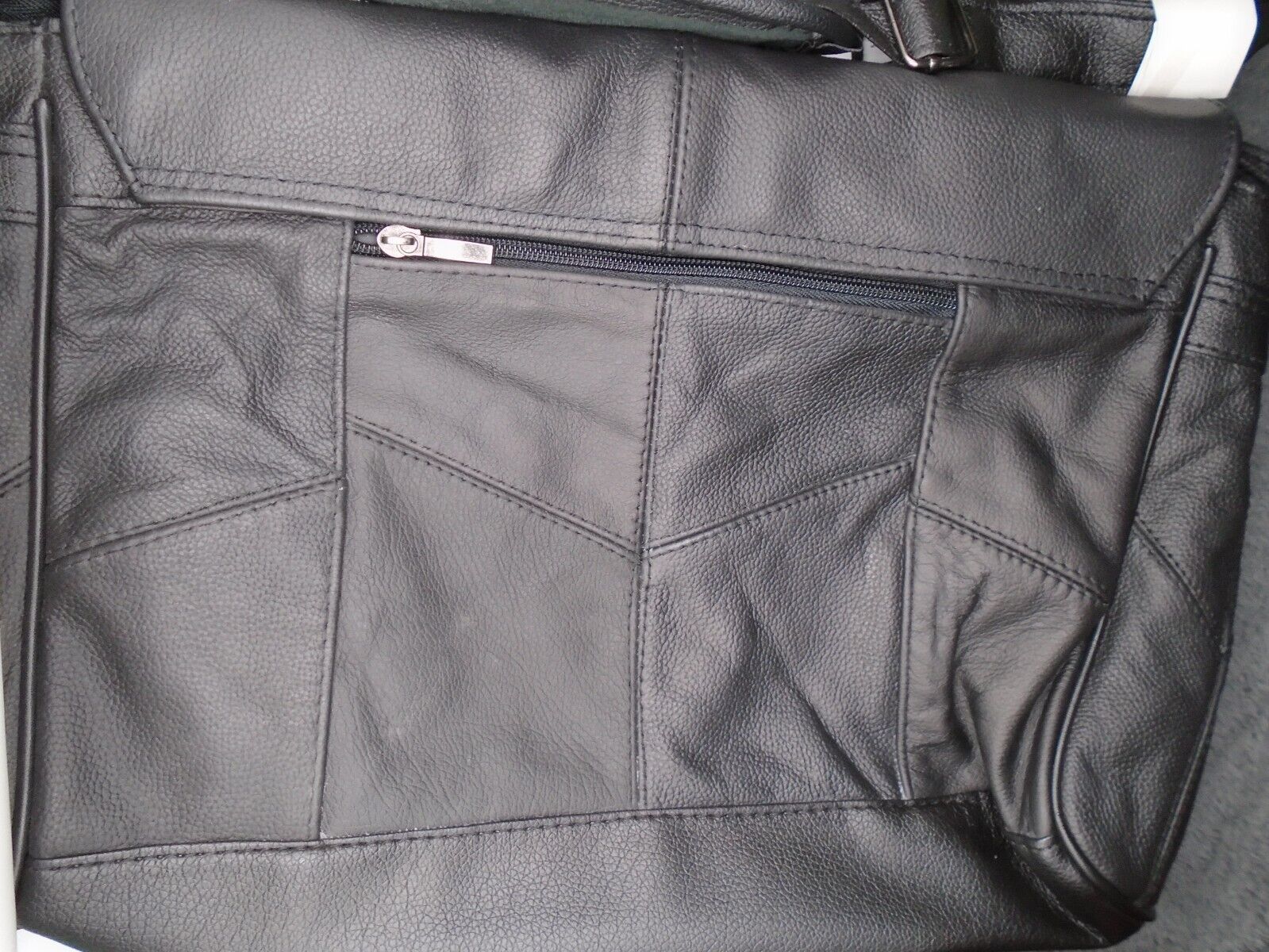 MENS WOMANS LEATHER SATCHEL SHOULDER BAG LEATHER MESSENGER UNISEX BAG