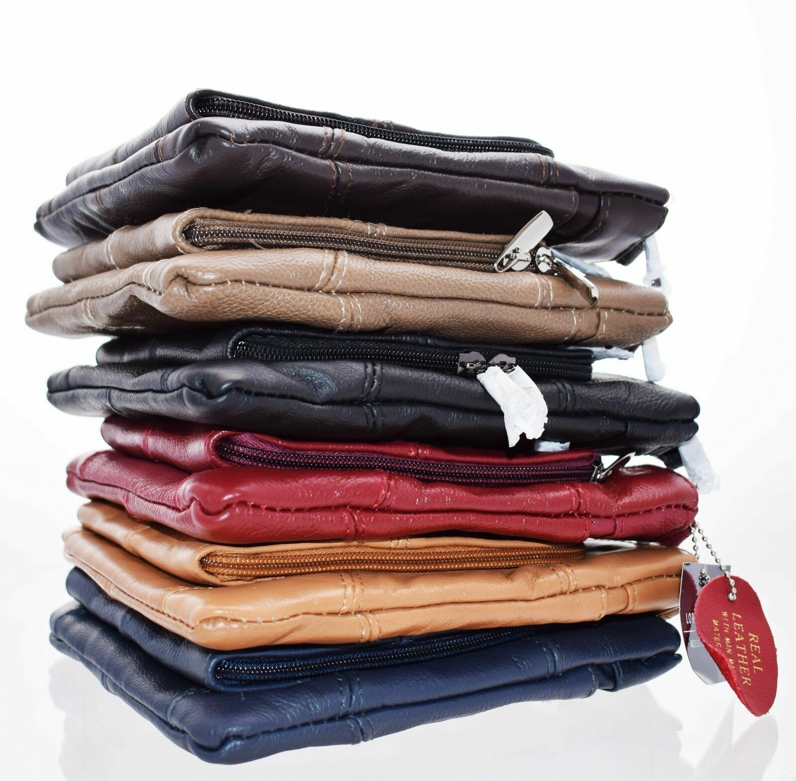 Fawn Cowhide Leather Ladies Cross Body Shoulder Bag Real Womens Small Fawn