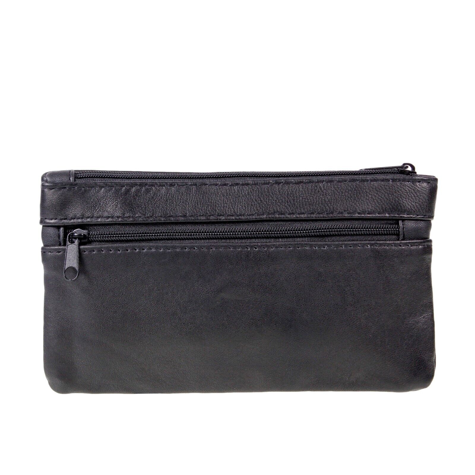 Ladies Slim Purse Black Soft Leather Purse Womens