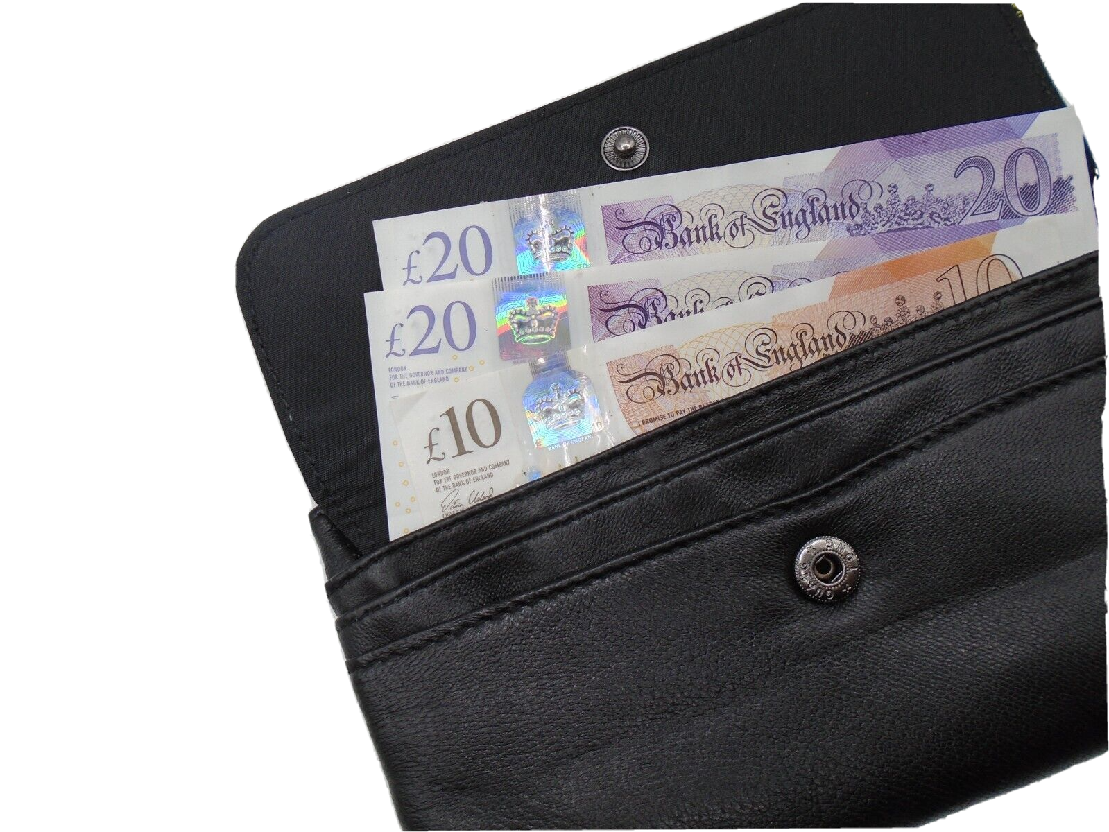 Ladies Slim Purse Black Soft Leather Purse Womens
