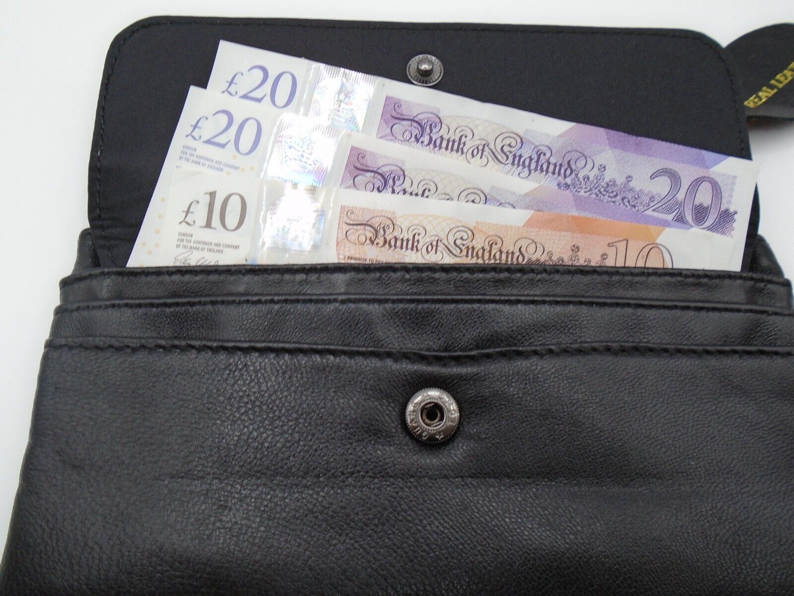 Ladies Slim Purse Black Soft Leather Purse Womens
