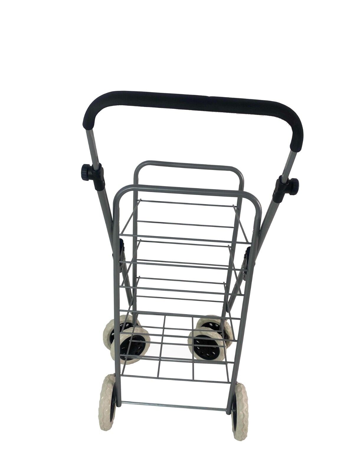 Folding 4 - 6 Wheel Shopping Mobility Trolley Cart Market Laundry 40-60L Storage