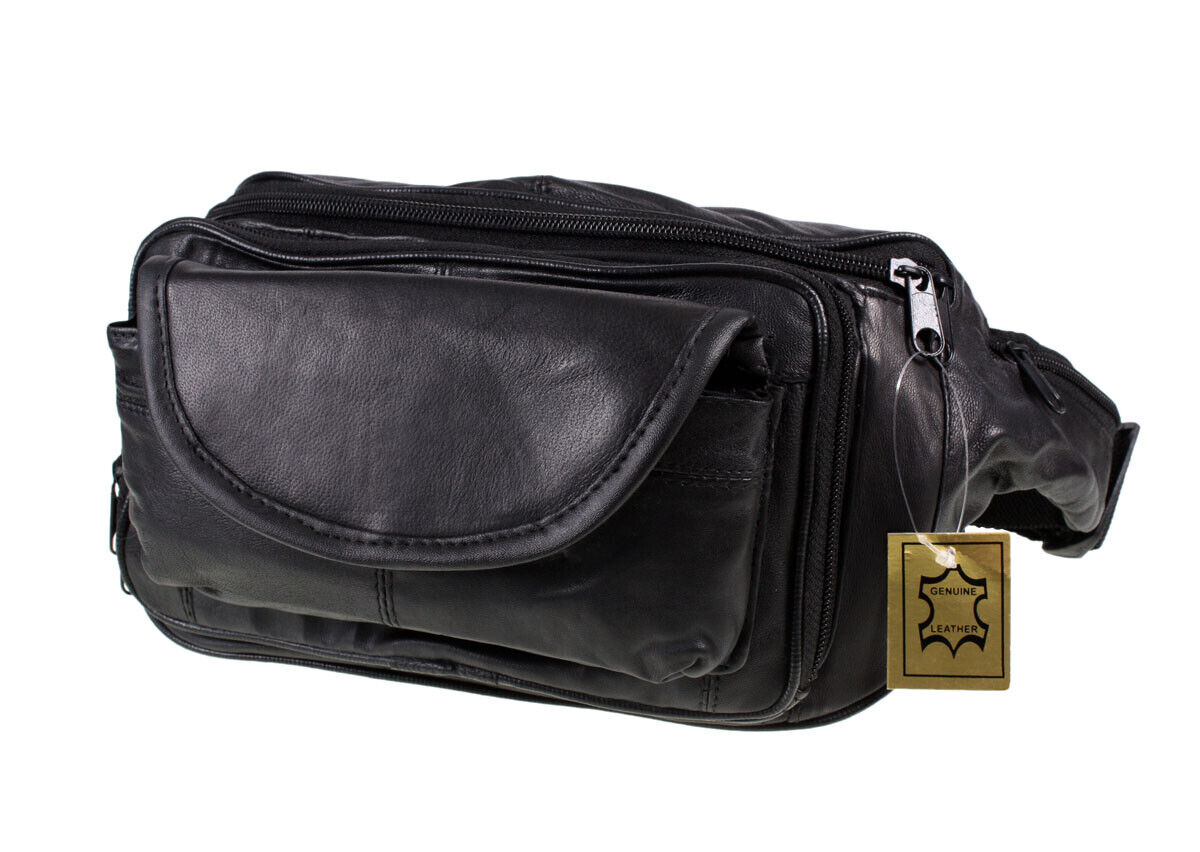 Travel Waist Bag Bumbag Holiday Leather Travel Fanny Money Coins keys change A