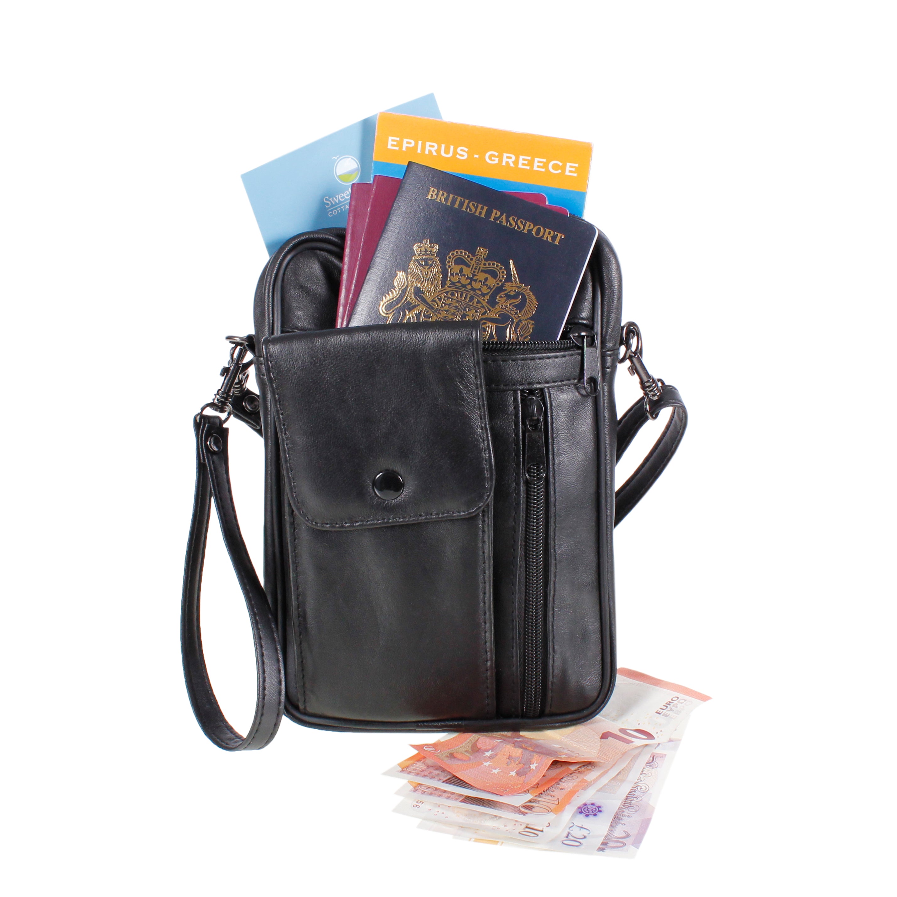 Leather Travel Bag crossbody