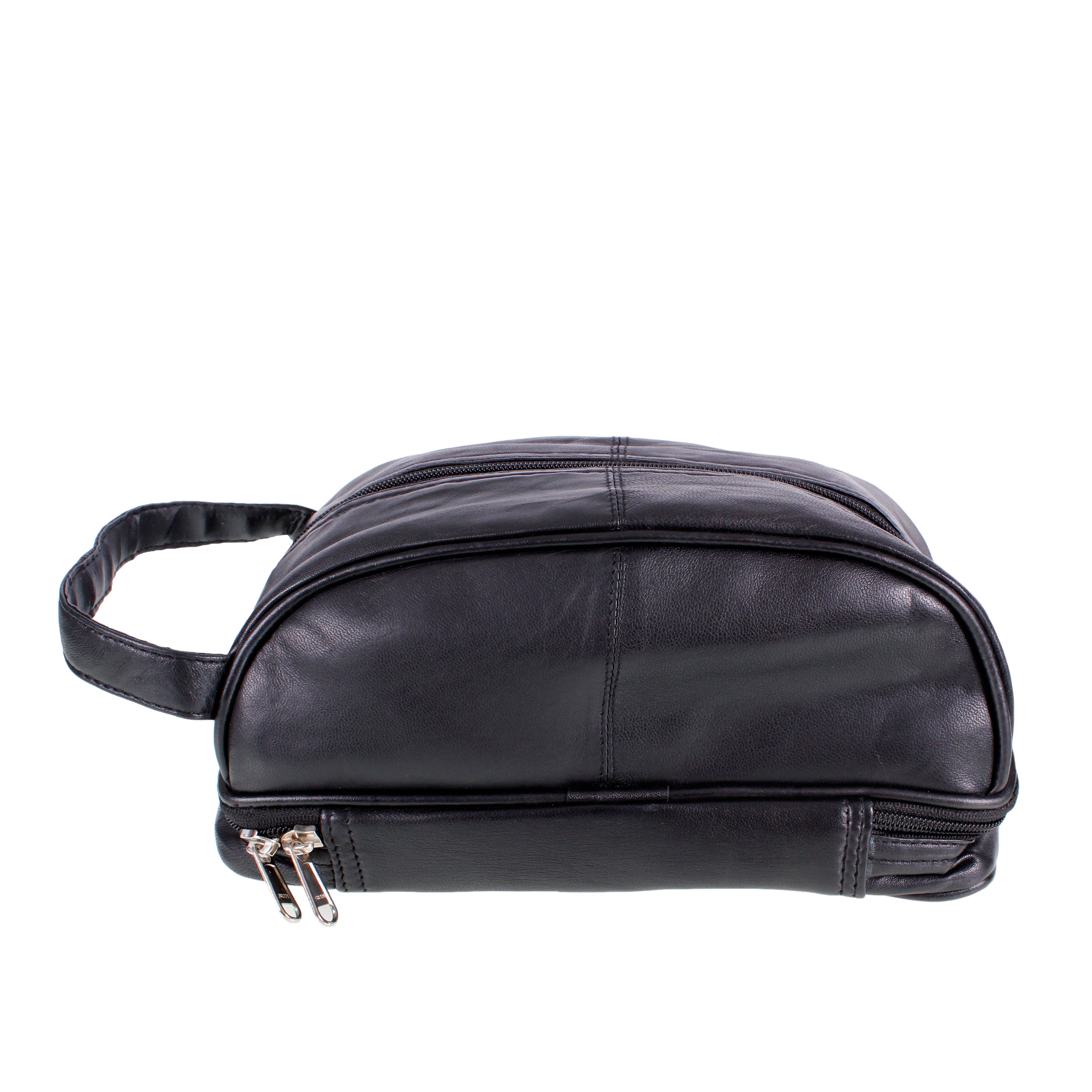 Mens Leather Washbag