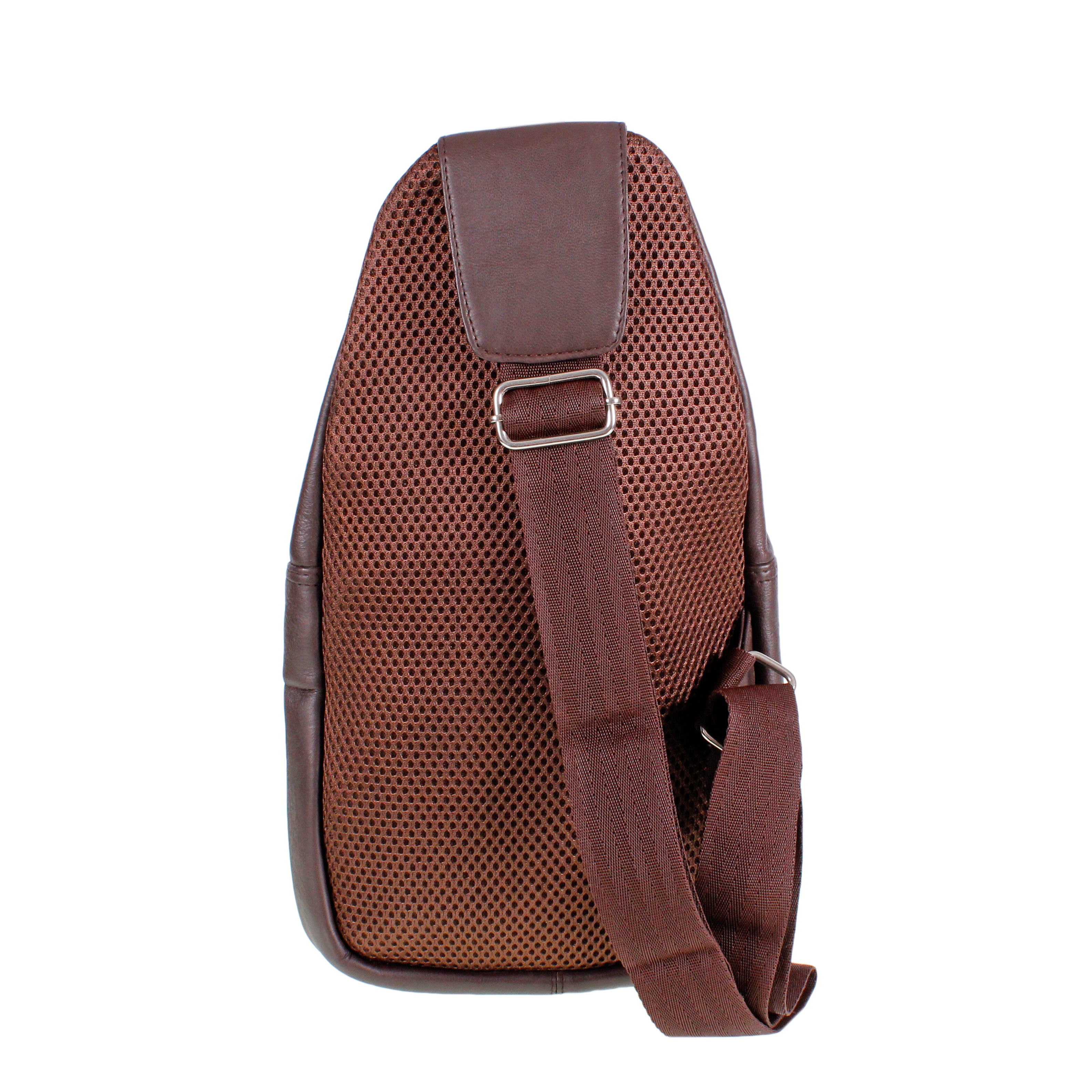 Mens Leather CrossBody Backpack Bag