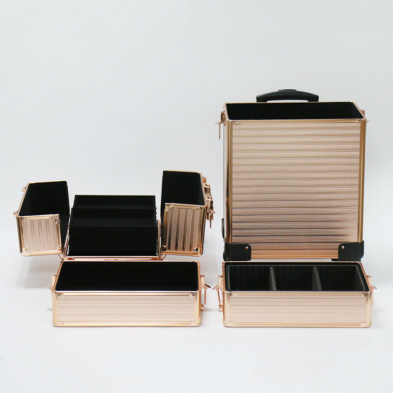 Pro Mobile Makeup Trolley Nail Technician Organizer Hairdressing Beauty Cases UK