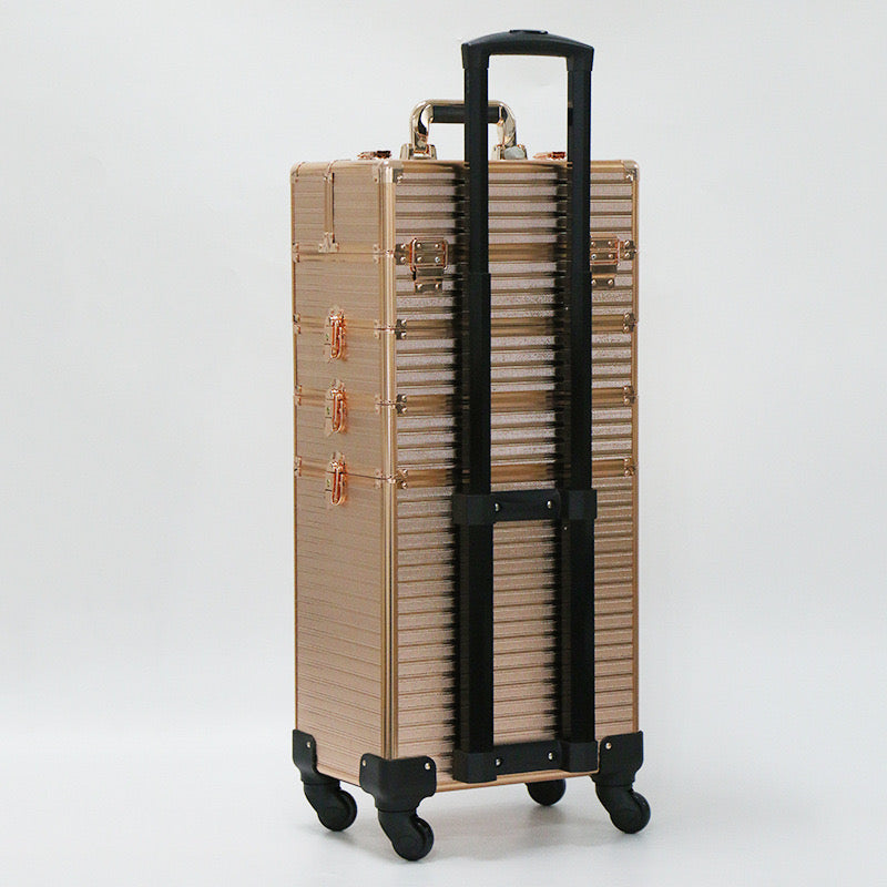 Pro Mobile Makeup Trolley Nail Technician Organizer Hairdressing Beauty Cases UK