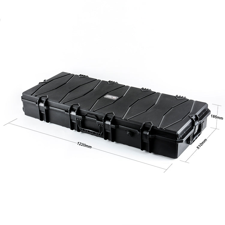 Double Rifle Case Egg Foamed Lined Hard Durable Gun Case Airline Approved