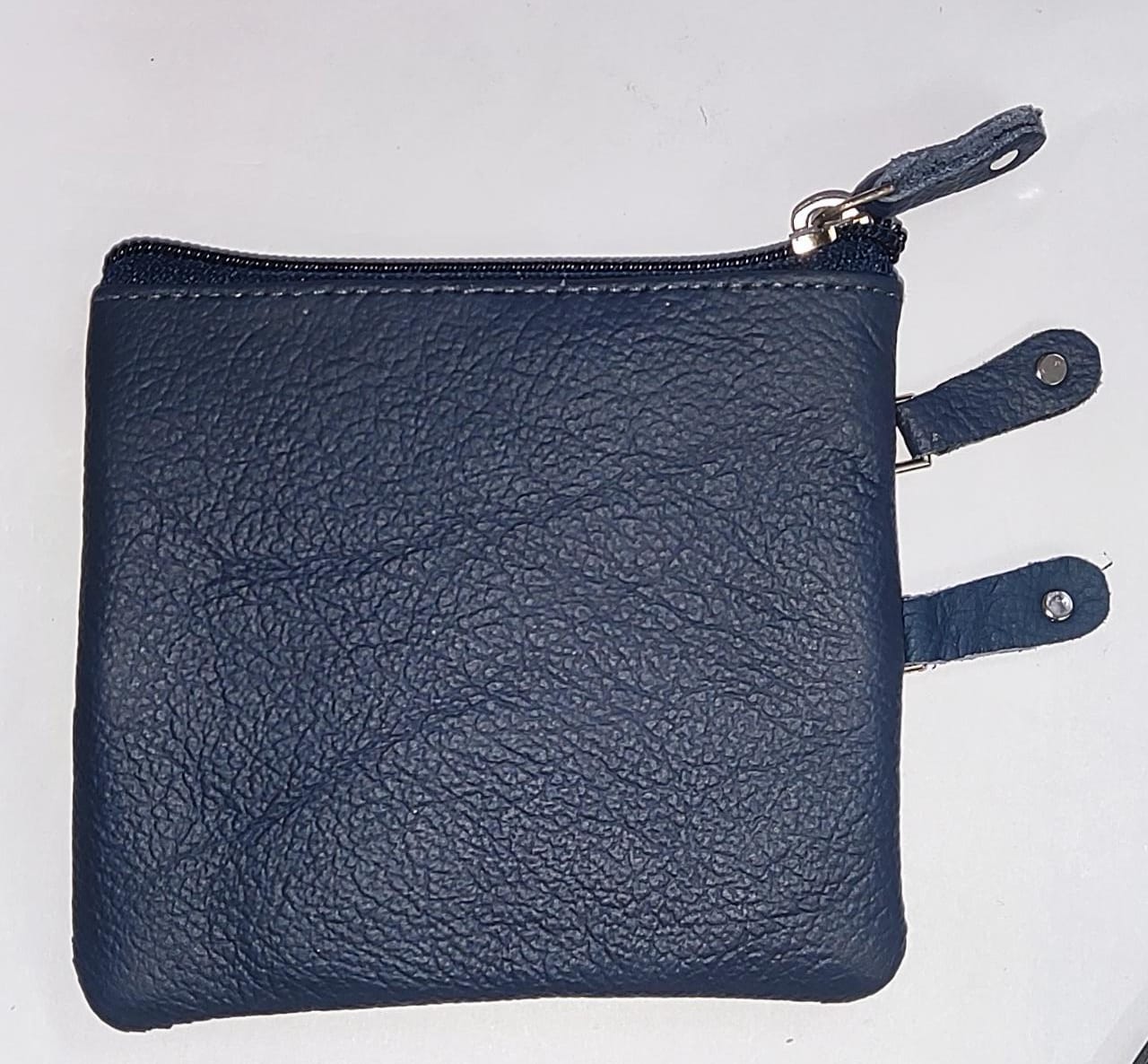 Small Coin Pouch Purse Key Holder Leather Zip Wallet Card Holder