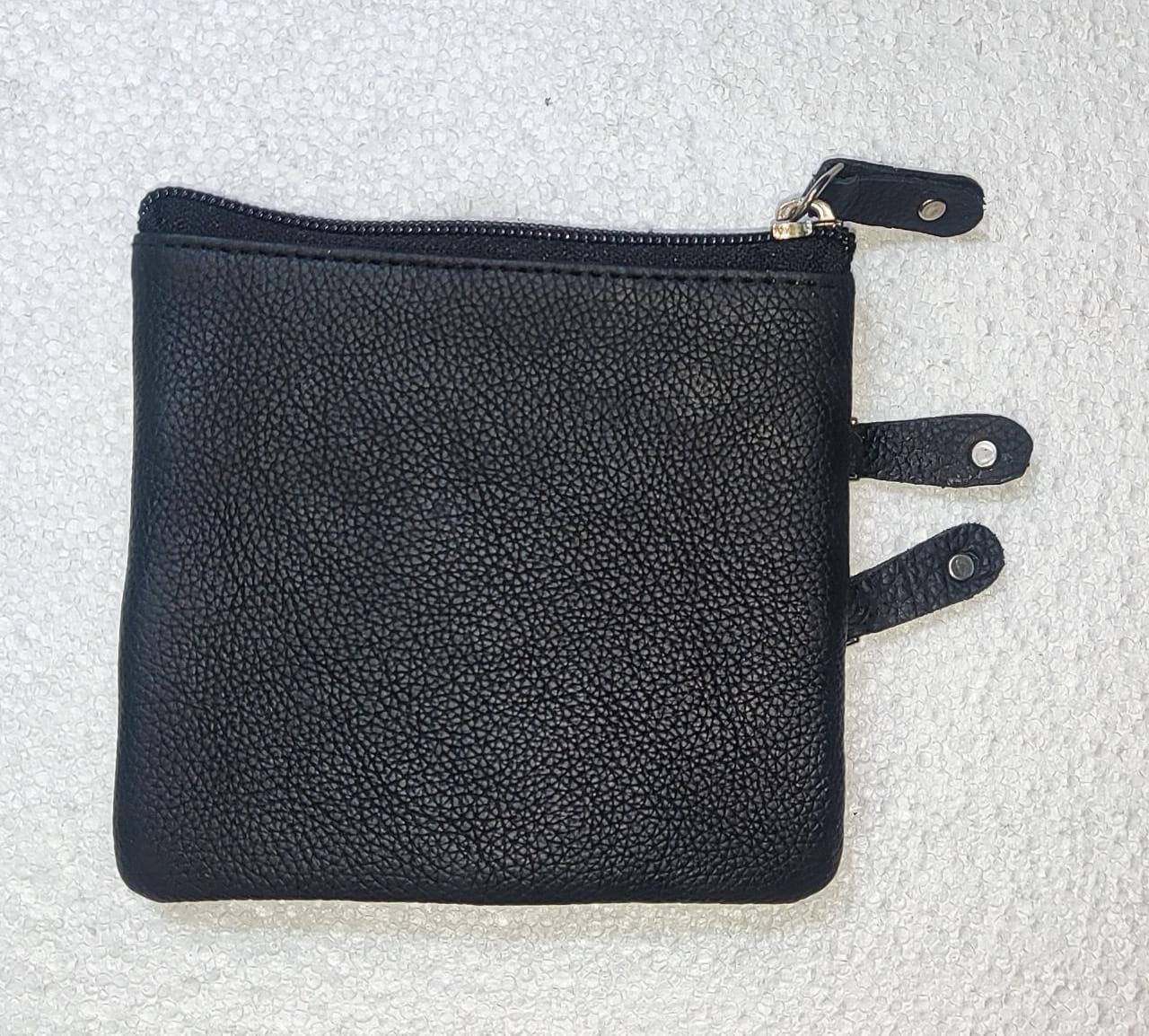 Small Coin Pouch Purse Key Holder Leather Zip Wallet Card Holder